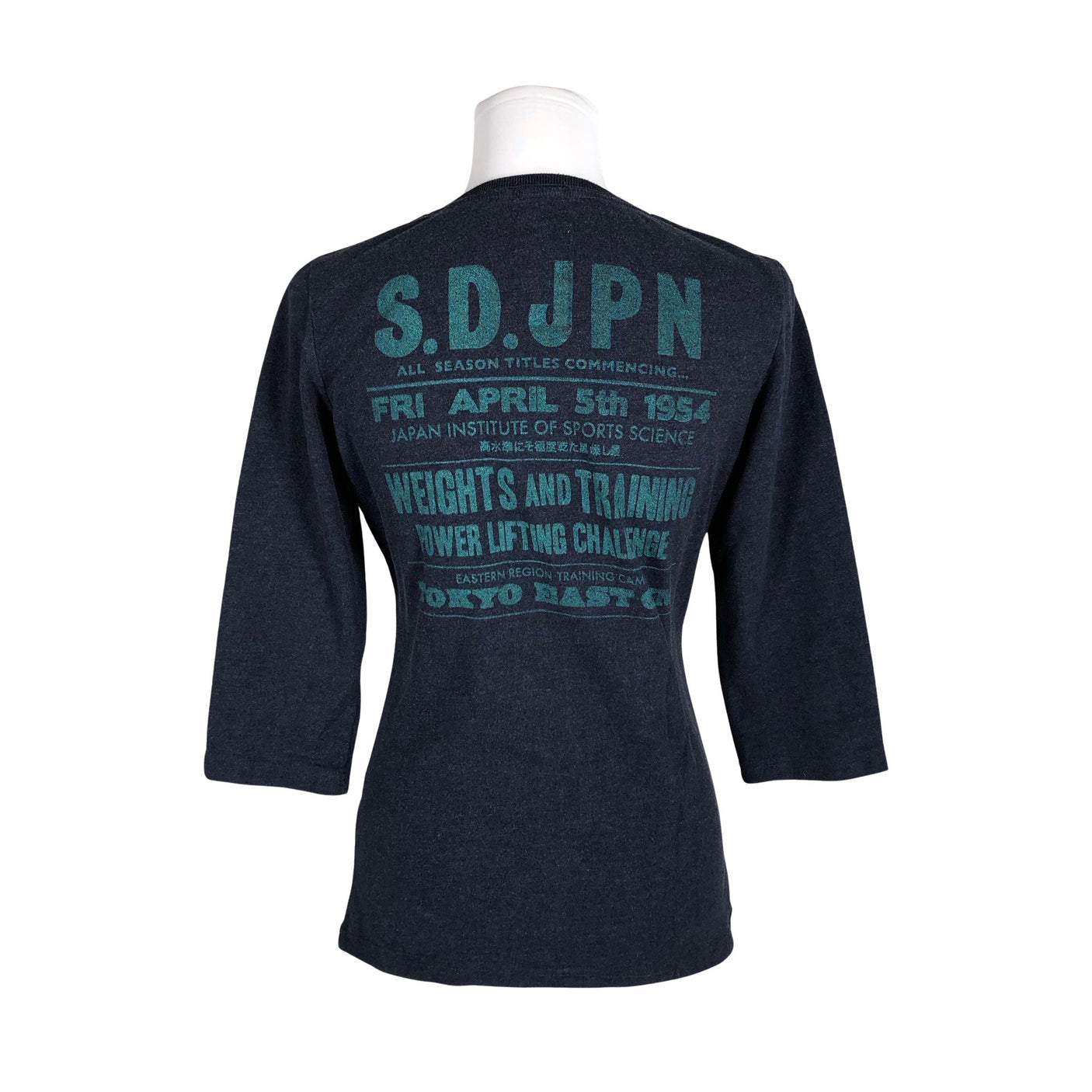 Naisten Superdry - Trikoopaita, koko 38 - Sininen (2)