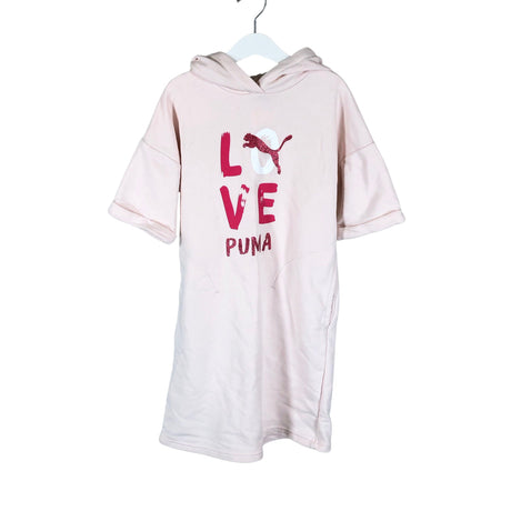 Tyttöjen Puma - Collegemekko, koko 146 - 152 - Vaaleanpunainen ()