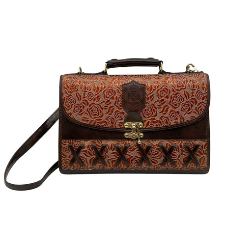 Naisten Dina Jordan - Käsilaukku, koko Midi - Ruskea ()