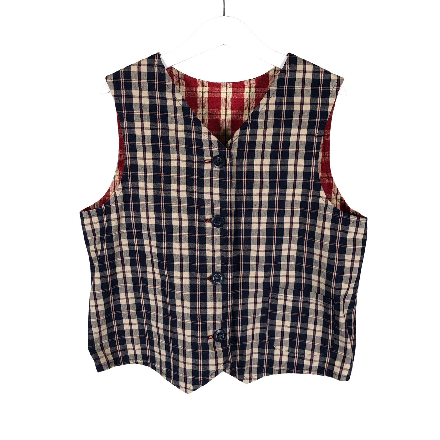 Poikien Handmade - Liivi, koko 152 - 158 - Sininen (1)