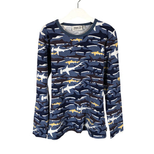 Unisex me&i - Trikoopaita, koko 146 - 152 - Sininen (1)