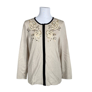 Naisten Atelier - Neuletakki, koko 40 - Beige (1)