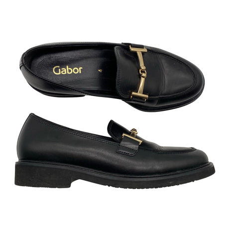 Naisten Gabor - Loaferit, koko 37 - Musta ()