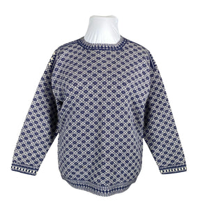 Naisten Handmade - Neulepaita, koko 42 - Sininen (1)