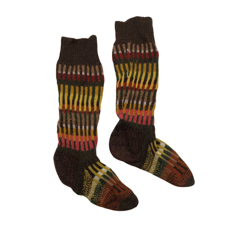 Naisten Handmade - Villasukat, koko 38 - Ruskea ()