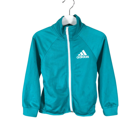 Unisex Adidas - Verryttelytakki, koko 110 - 116 - Turkoosi ()