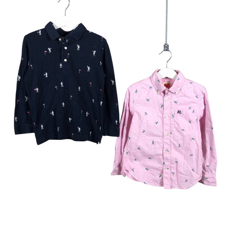 Poikien AO76 American Outfitters - Kauluspaita, koko 110 - 116 - Vaaleanpunainen ()
