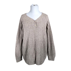 Naisten Handmade - Neulepaita, koko 48 - Beige (1)