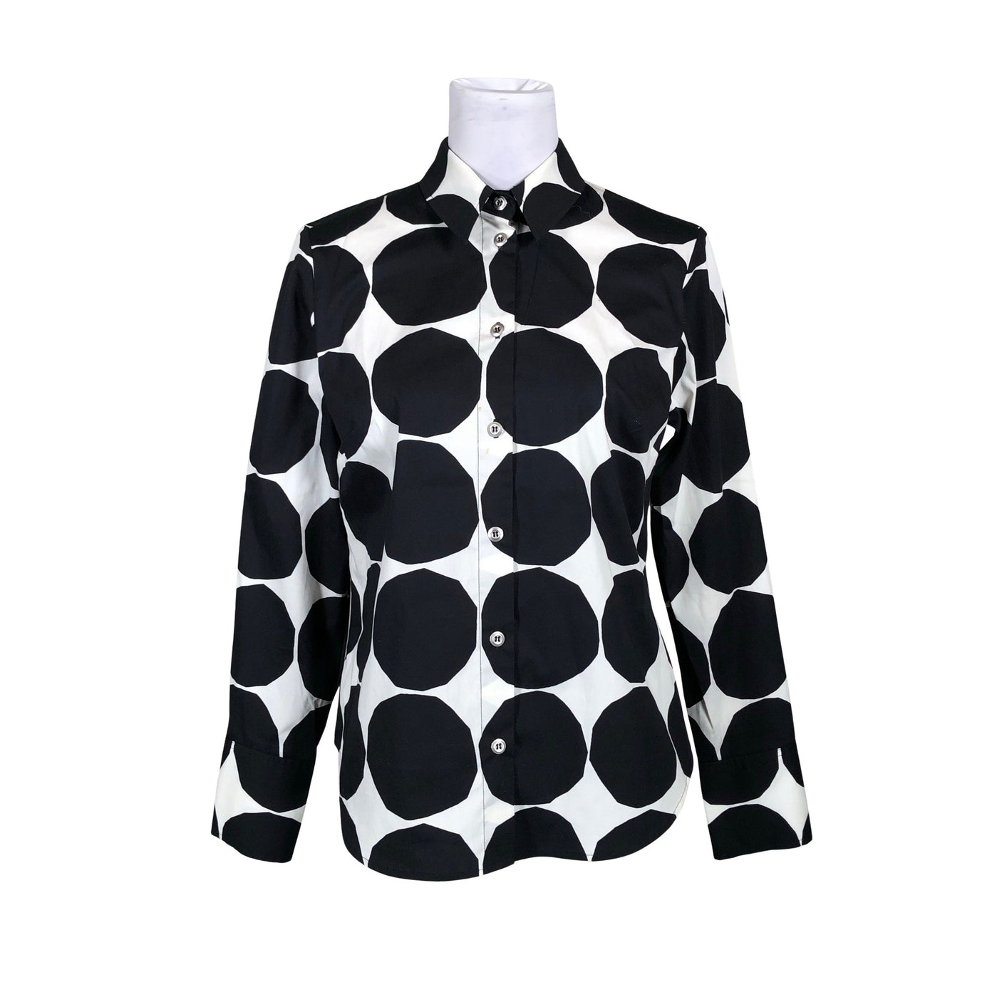 Naisten Marimekko - Kauluspaita, koko 38 - Musta (1)