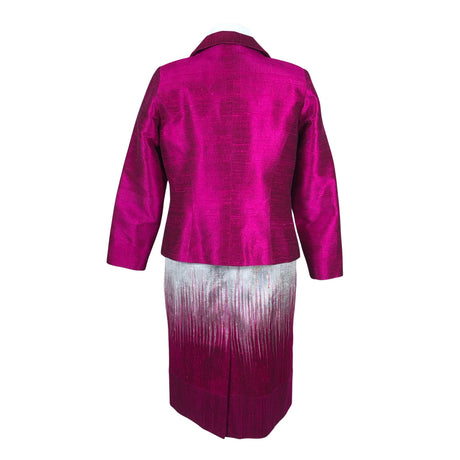 Naisten Handmade - Jakkupuku, koko 42 - Pinkki (2)