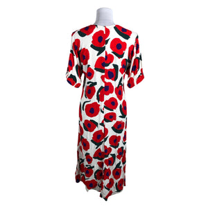 Naisten Marimekko - Sifonkimekko, koko 36 - Punainen (2)