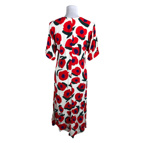 Naisten Marimekko - Sifonkimekko, koko 36 - Punainen (2)
