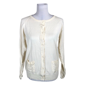 Naisten Whyred - Neuletakki, koko 38 - Luonnonvalkoinen (1)