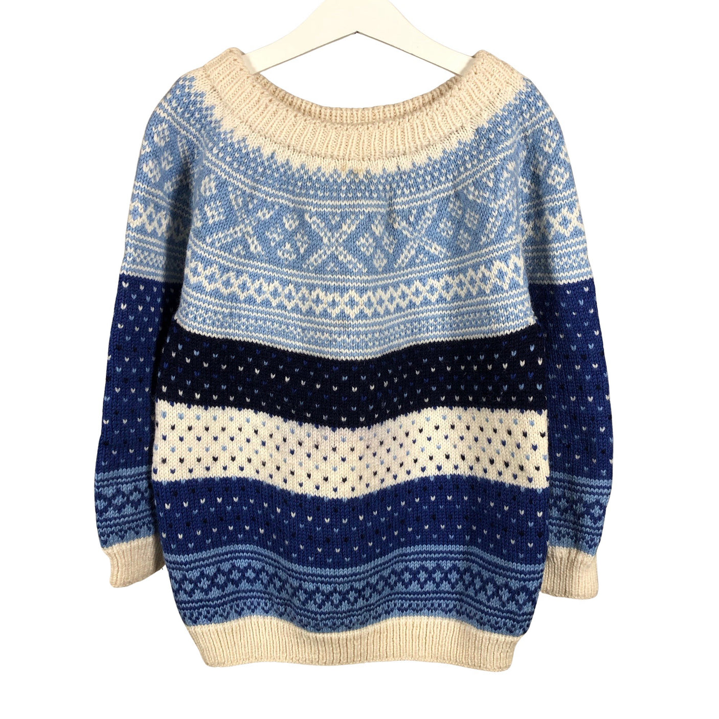 Unisex Handmade - Neulepaita, koko 128 - 134 - Sininen (1)