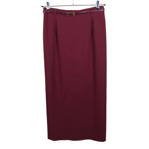 Naisten Gerry Weber - Suora hame, koko 36 - Viininpunainen (1)