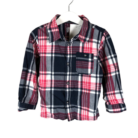 Unisex Name It - Kauluspaita, koko 92 - 98 - Punainen ()