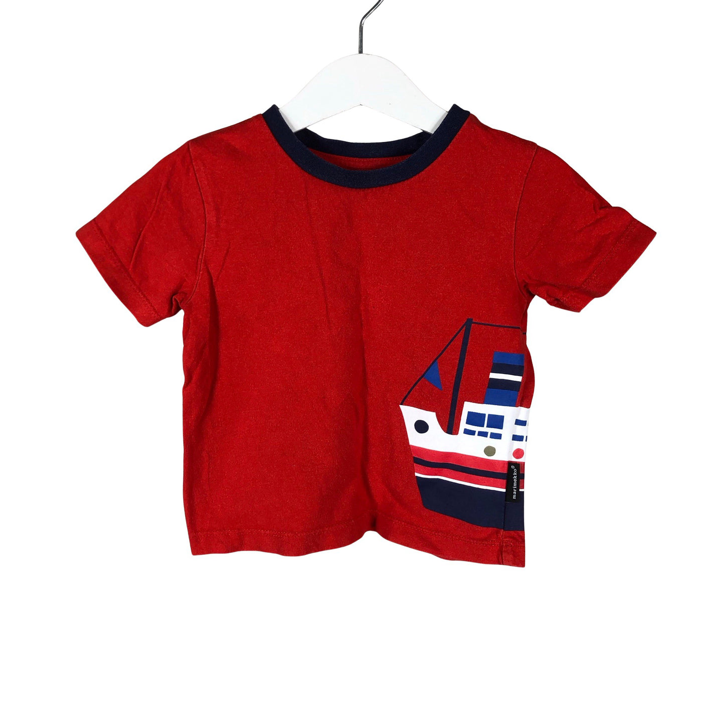 Unisex Marimekko - T-paita, koko 80 - 86 - Punainen (1)