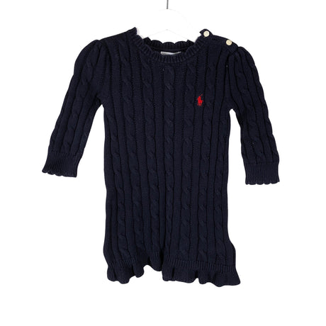 Tyttöjen Polo Ralph Lauren - Neulemekko, koko 80 - 86 - Sininen ()