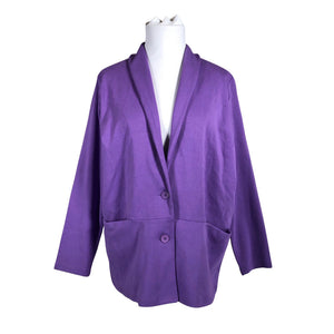 Naisten Nanso - Collegejakku, koko 48 - Violetti (1)