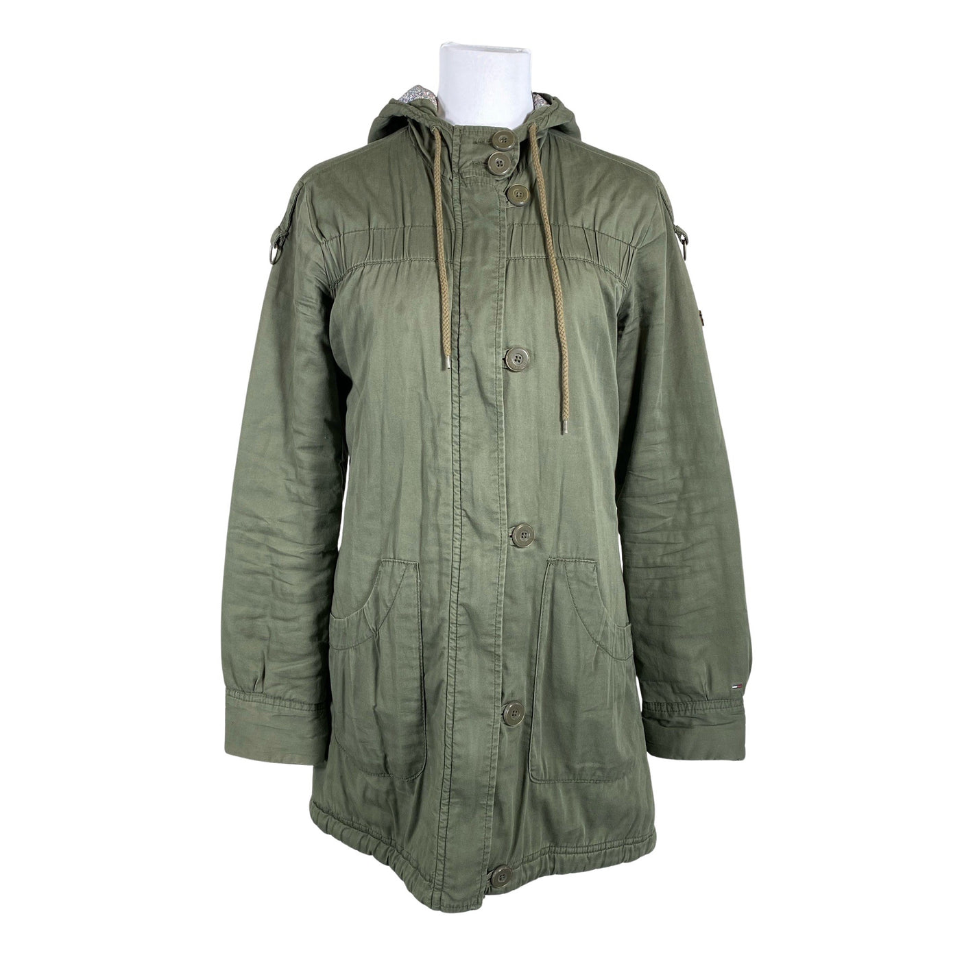 Naisten Tommy Hilfiger - Kevyttoppatakki, koko 38 - Vihreä (1)