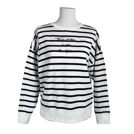 Naisten Tommy Hilfiger - Collegepaita, koko 36 - Valkoinen ()