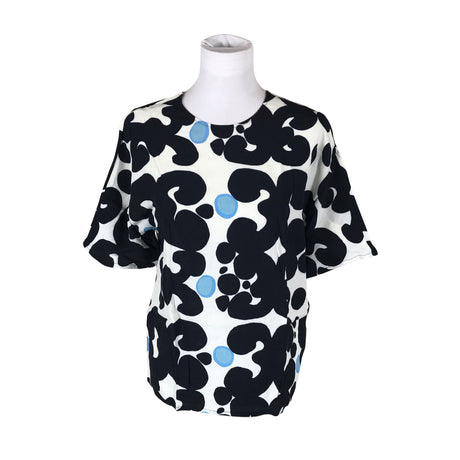 Naisten Marimekko - Lyhythihainen pusero, koko 40 - Valkoinen ()