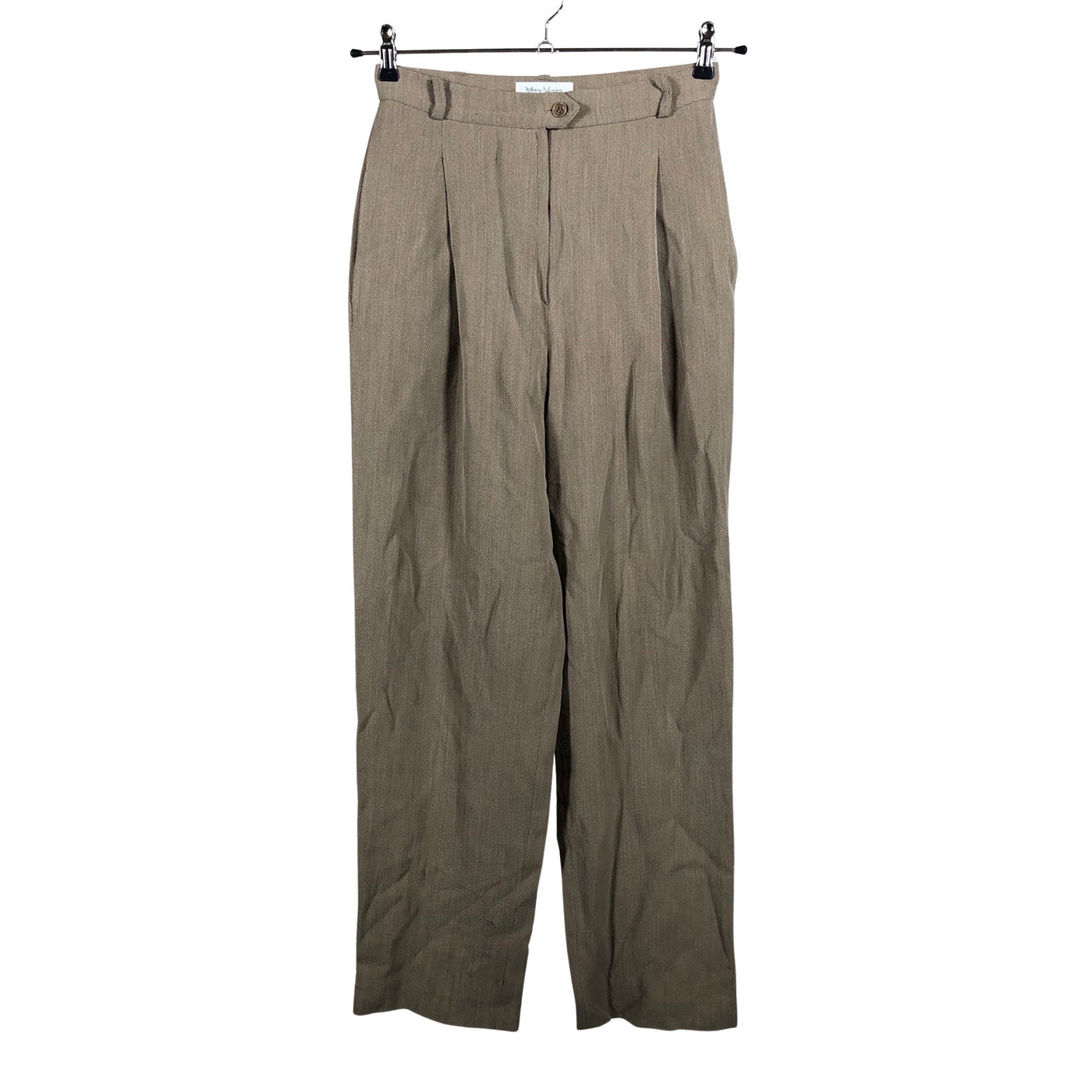Naisten MaxMara - Suorat housut, koko 38 - Ruskea (1)