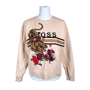 Naisten Hugo Boss - Collegepaita, koko 38 - Beige (1)