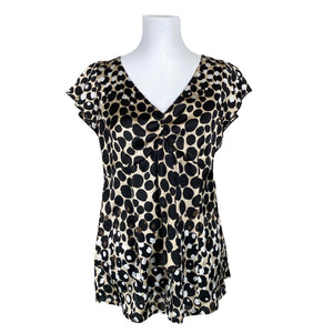 Naisten Gerry Weber - Lyhythihainen pusero, koko 38 - Beige (1)