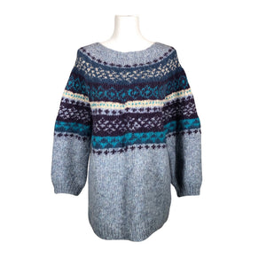 Naisten Handmade - Neulepaita, koko 38 - Vaaleansininen (1)
