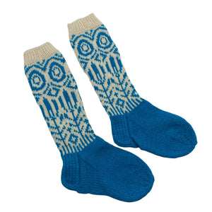 Naisten Handmade - Sukat, koko 39 - Turkoosi (1)