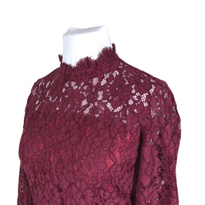 Naisten Ril's - Juhlamekko, koko 44 - Viininpunainen (3)