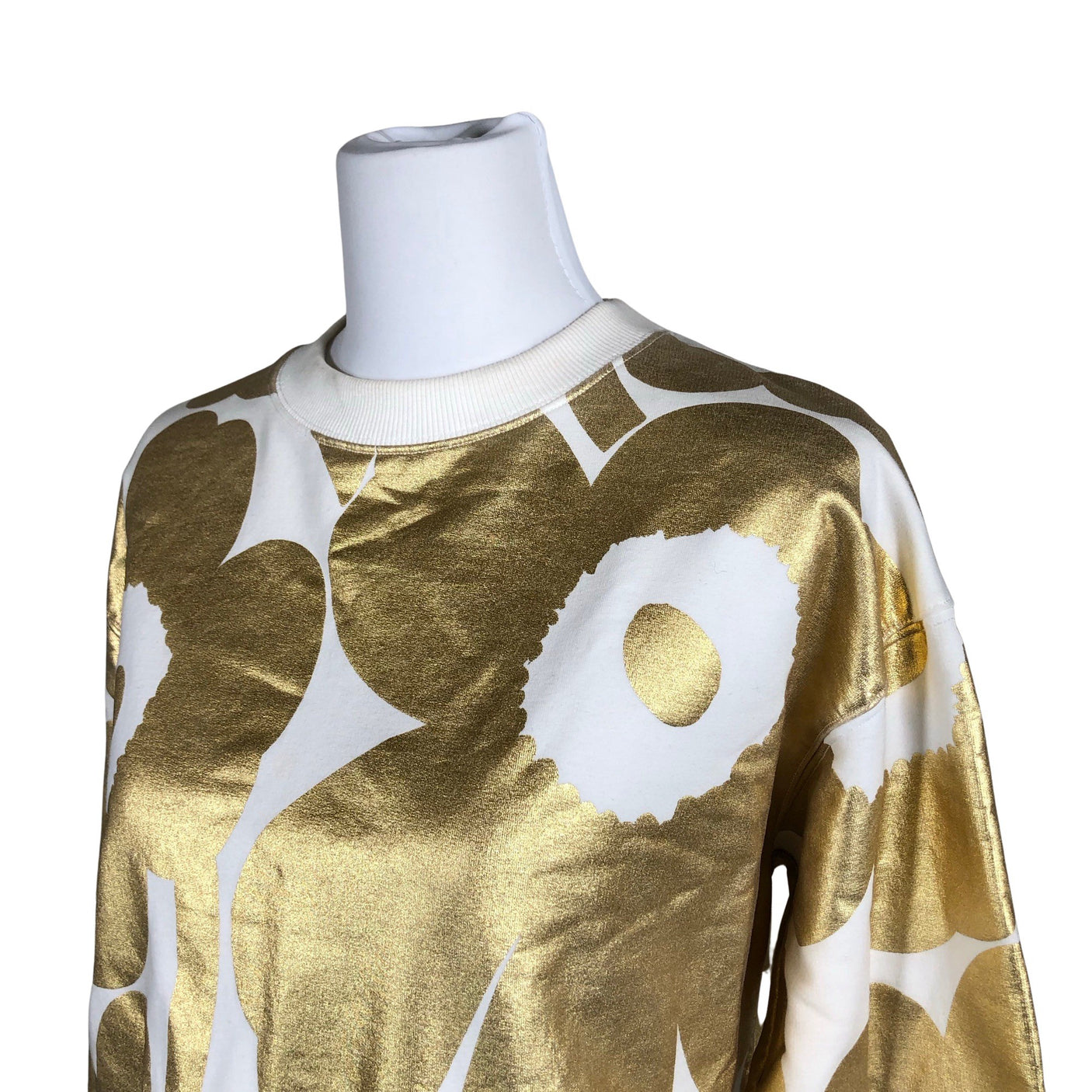 Naisten Marimekko - Collegepaita, koko 36 - Luonnonvalkoinen (3)