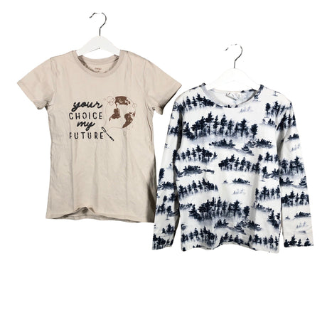 Unisex Taival - Trikoopaita, koko 134 - 140 - Valkoinen ()