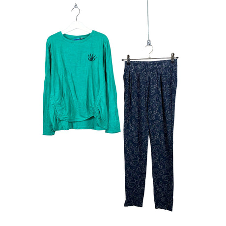 Tyttöjen me&i - Trikoopaita, koko 146 - 152 - Vihreä ()