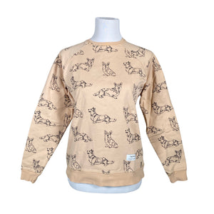 Naisten Riva Clothing - Collegepaita, koko 36 - Beige (1)