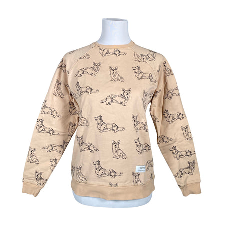 Naisten Riva Clothing - Collegepaita, koko 36 - Beige ()
