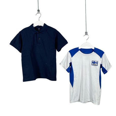 Unisex Uniqlo - Pikeepaita, koko 122 - 128 - Sininen ()