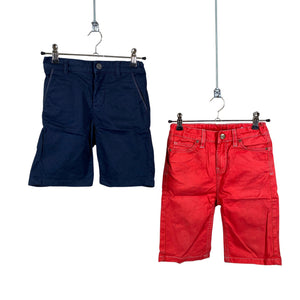 Unisex Polarn O. Pyret - Shortsit, koko 122 - 128 - Sininen (1)