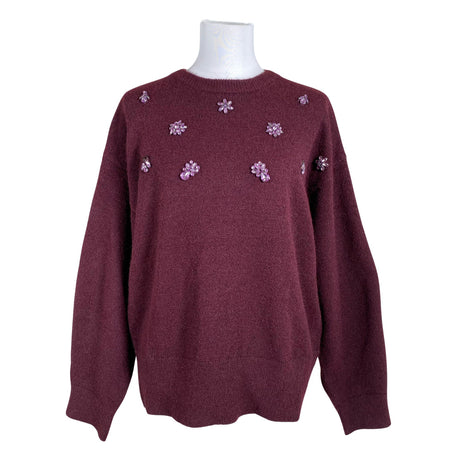 Naisten Marks&Spencer - Neulepaita, koko 38 - Viininpunainen ()