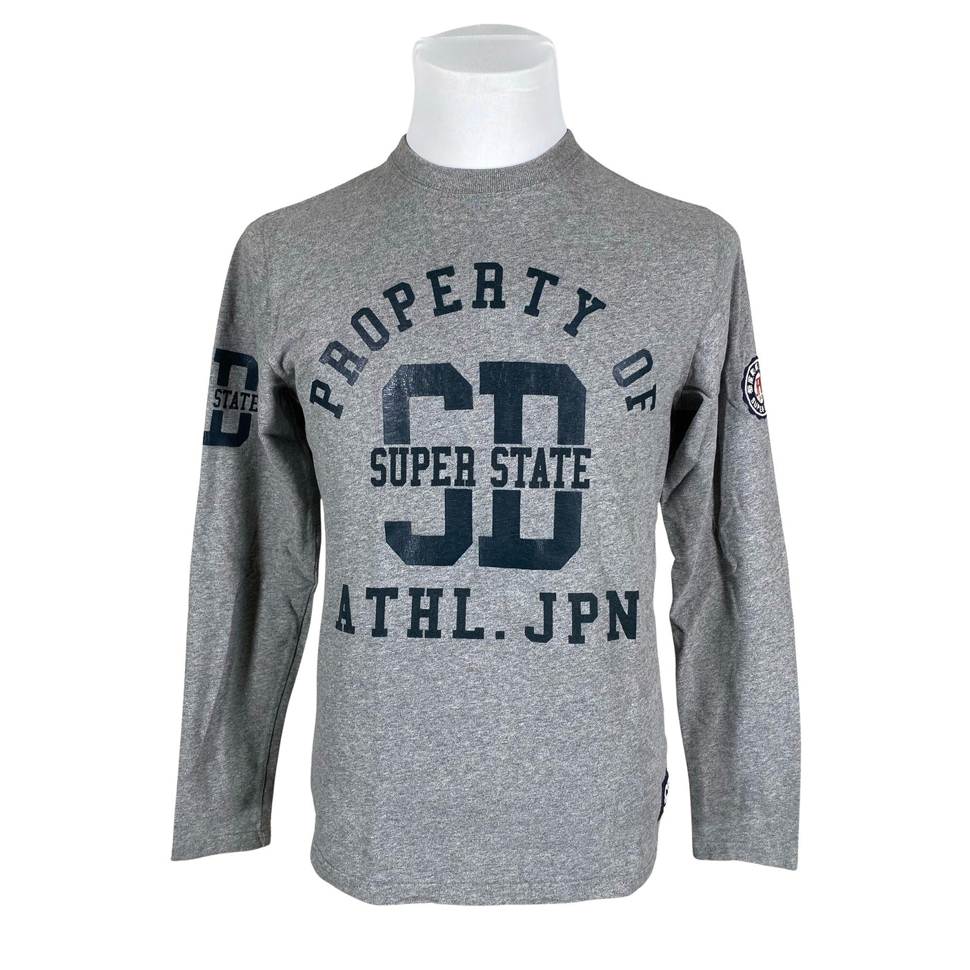 Miesten Superdry - Trikoopaita, koko M - Harmaa (1)