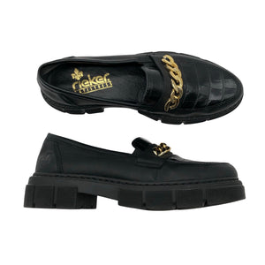 Naisten Rieker - Loaferit, koko 40 - Musta (1)