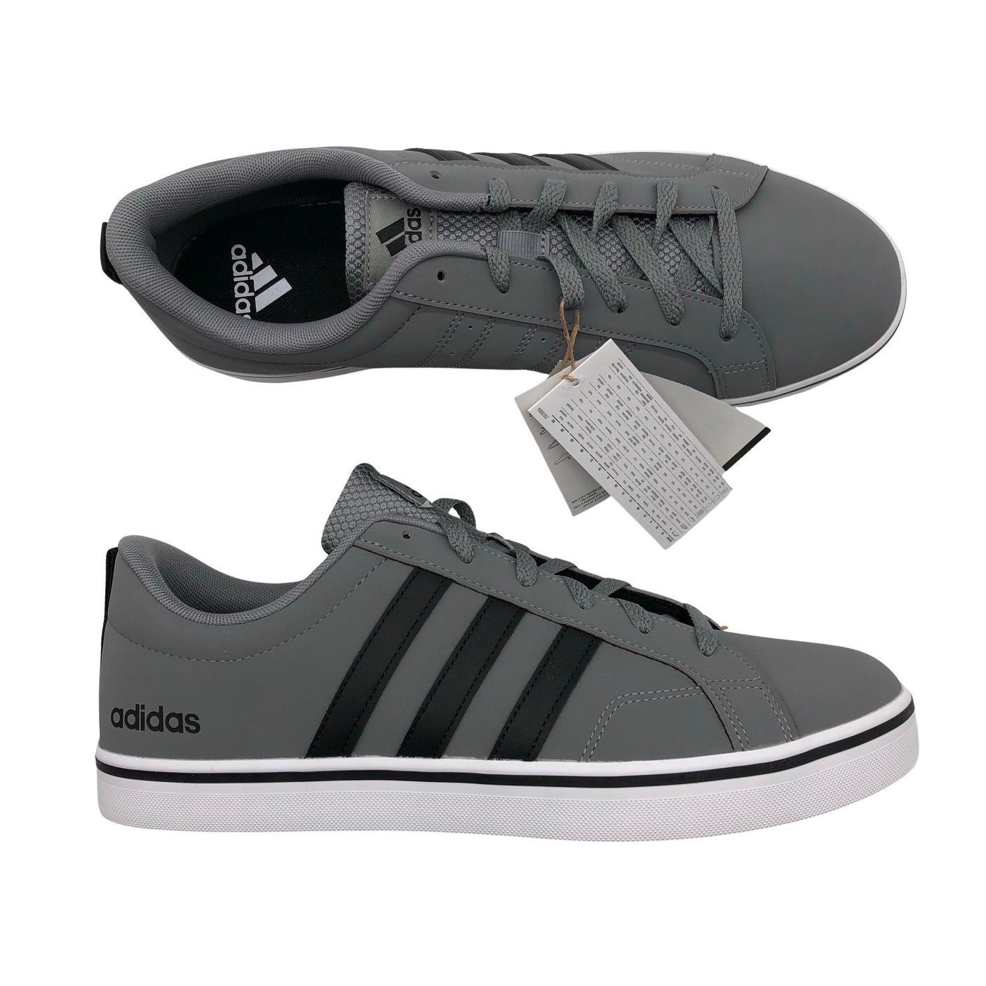 Miesten Adidas - Tennarit, koko 42 - Harmaa (1)