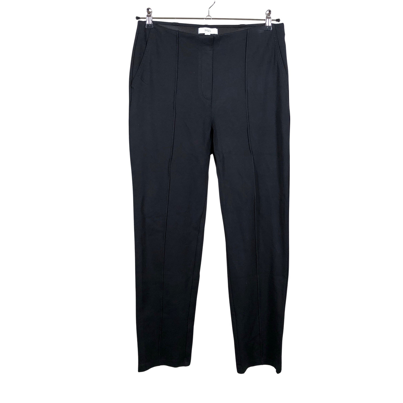 Naisten Marks&Spencer - Kangashousut, koko 40 - Musta (1)