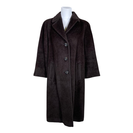 Naisten Manuela Conti - Villakangastakki, koko 36 - Ruskea ()