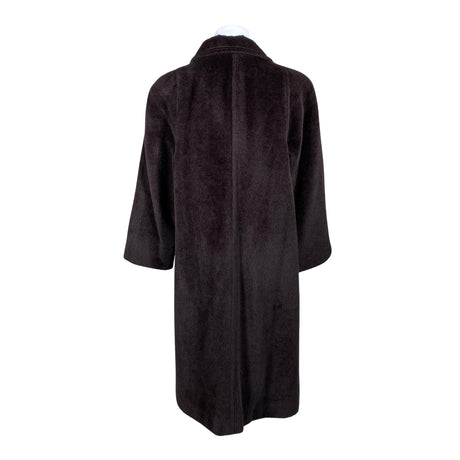 Naisten Manuela Conti - Villakangastakki, koko 36 - Ruskea (2)