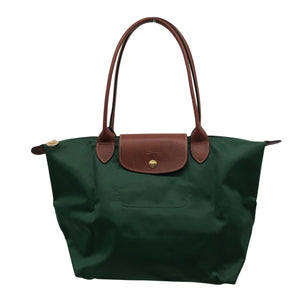 Naisten Longchamp - Käsilaukku, koko Midi - Vihreä (1)