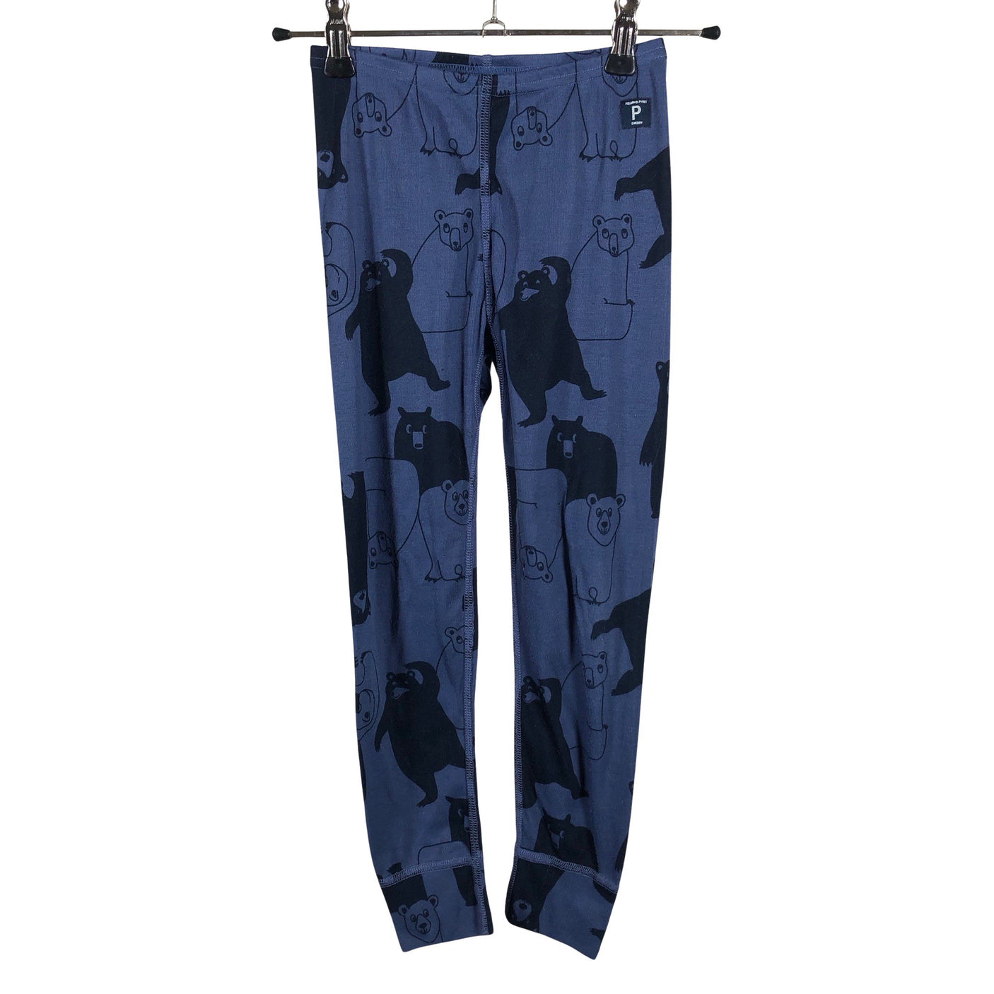 Unisex Polarn O. Pyret - Kerrastohousut, koko 110 - 116 - Sininen (1)