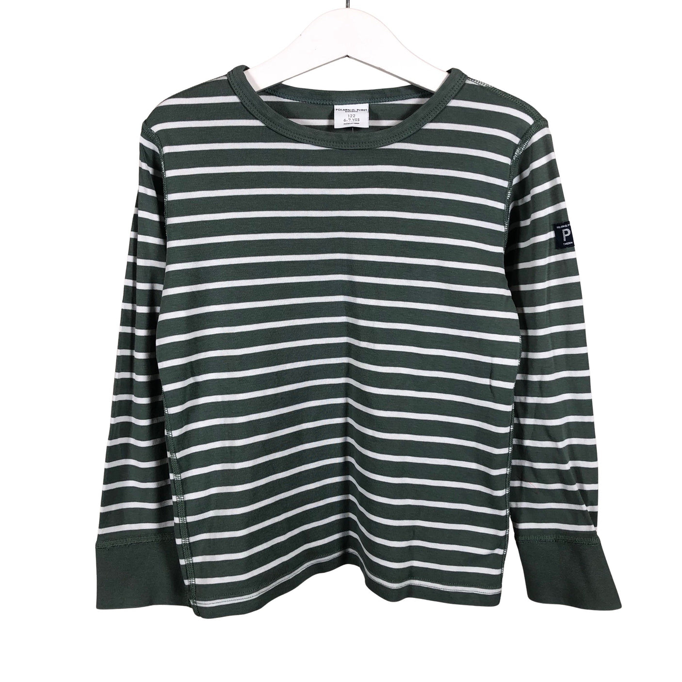 Unisex Polarn O. Pyret - Trikoopaita, koko 116 - 122 - Vihreä (1)