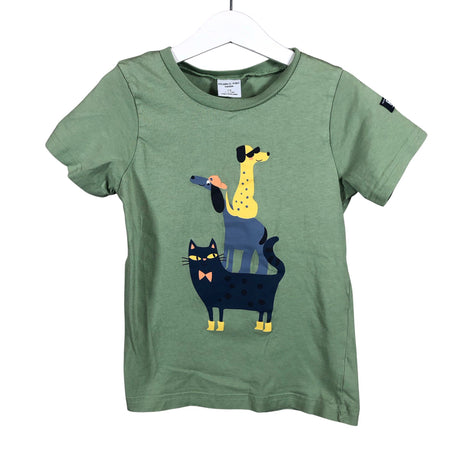 Unisex Polarn O. Pyret - T-paita, koko 110 - 116 - Vihreä ()
